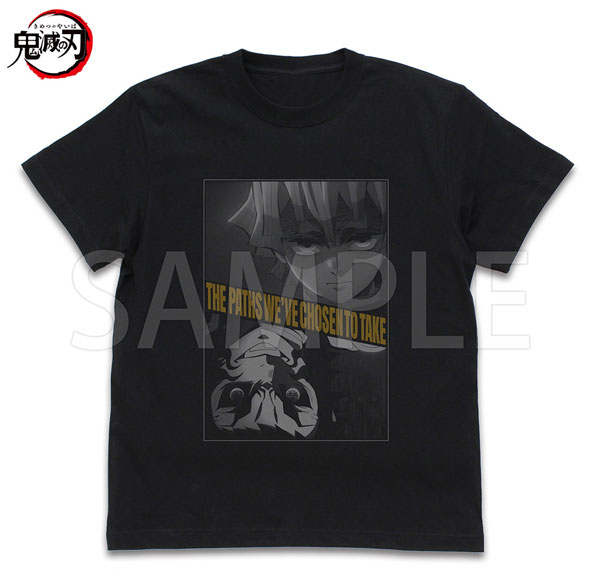 COSPA Anime "Demon Slayer: Kimetsu no Yaiba" Zenitsu & Kaigaku T-shirt /BLACK-S Bild 1