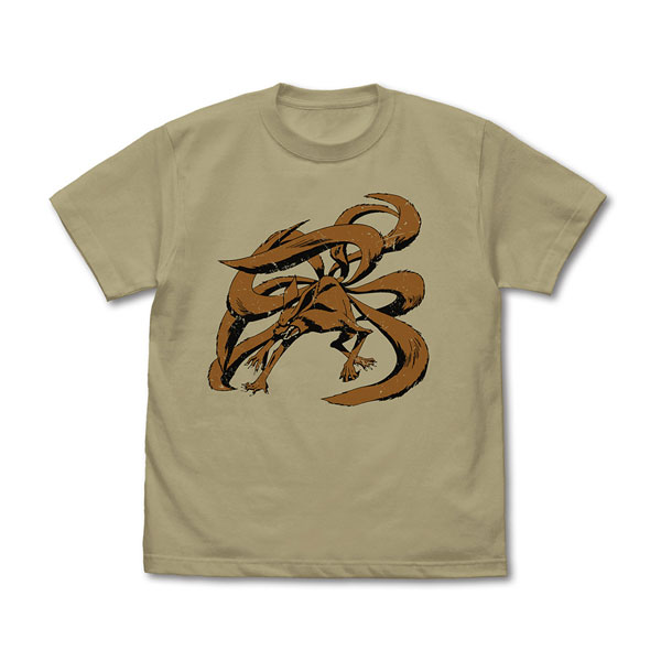 COSPA NARUTO Shippuden Kurama T-shirt /SAND KHAKI-L