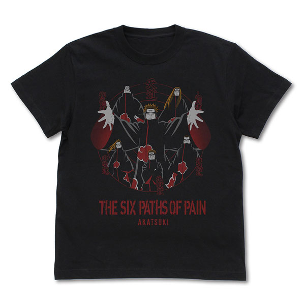 COSPA NARUTO Shippuden Six Paths of Pain T-shirt /BLACK-XL