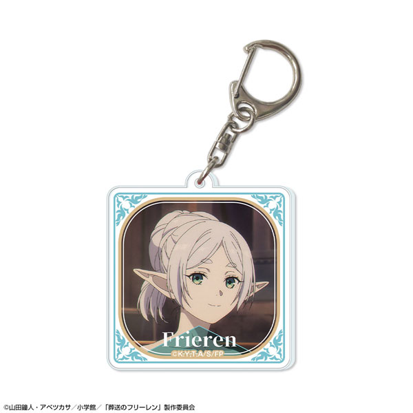 License Agent TV Anime "Frieren: Beyond Journey's End" Acrylic Keychain Ver.3 Design 01 (Frieren /A)