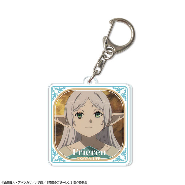 License Agent TV Anime "Frieren: Beyond Journey's End" Acrylic Keychain Ver.3 Design 04 (Frieren /D)