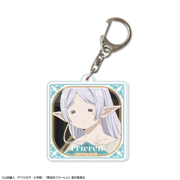 License Agent TV Anime "Frieren: Beyond Journey's End" Acrylic Keychain Ver.3 Design 05 (Frieren /E)