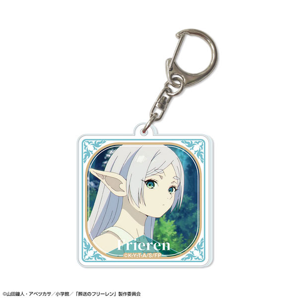License Agent TV Anime "Frieren: Beyond Journey's End" Acrylic Keychain Ver.3 Design 07 (Frieren /G)