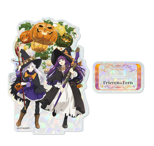 License Agent TV Anime "Frieren: Beyond Journey's End" Hologram Acrylic Stand Design 05 (Frieren & Fern) 图片 1