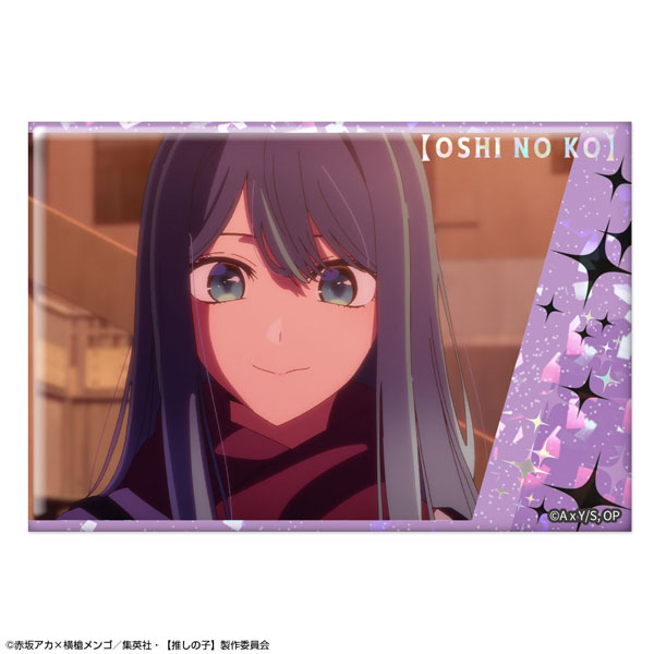 License Agent TV Anime [Oshi no Ko] Hologram Tin Badge Ver.6 Design 07 (Akane Kurokawa /A)