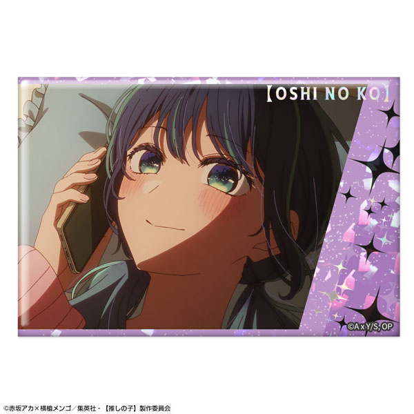 License Agent TV Anime [Oshi no Ko] Hologram Tin Badge Ver.6 Design 08 (Akane Kurokawa /B)