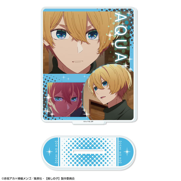 License Agent TV Anime [Oshi no Ko] Acrylic Stand Ver.6 Design 02 (Aqua) image 1