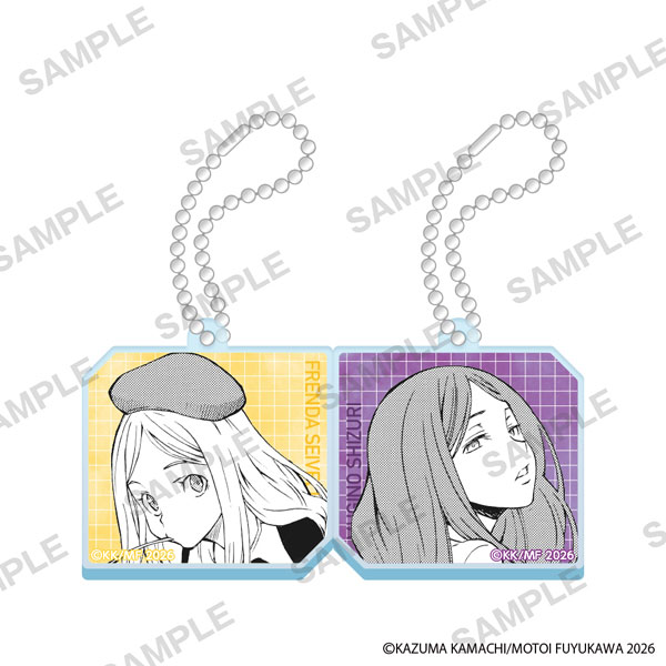 KADOKAWA A Certain Scientific Railgun Comic Series Acrylic Pair Keychains - Mugino & Frenda