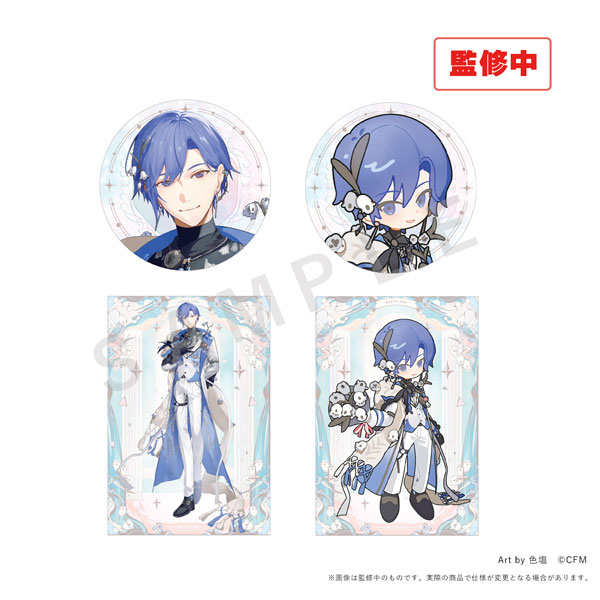 katousyoukai KAITO 20th Anniversary Tin Badge Set [4pc. Set]