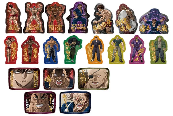 F-toys BAKI-DOU Diecut Clear Sticker Gum 20Pack BOX (CANDY TOY) Bild 1