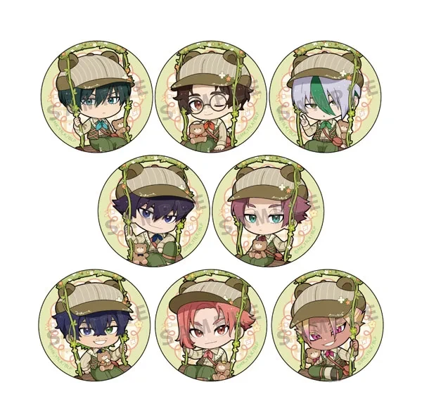 Parflette [Bluelock] Trading Tin Badge (Bear Ears Swing /ver.B) 8Pack BOX Bild 1