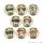 Parflette [Bluelock] Trading Tin Badge (Bear Ears Swing /ver.B) 8Pack BOX Bild 2