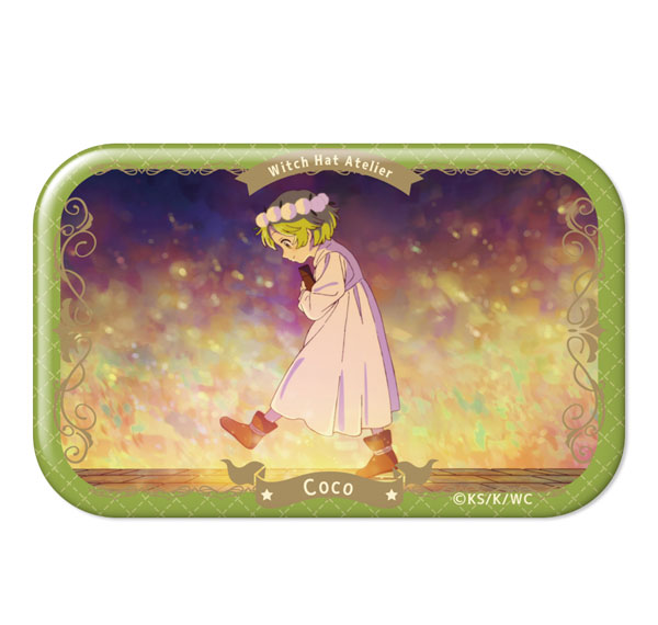 License Agent TV Anime "Witch Hat Atelier" Rectangle Tin Badge Design 02 (Coco /B) Bild 1