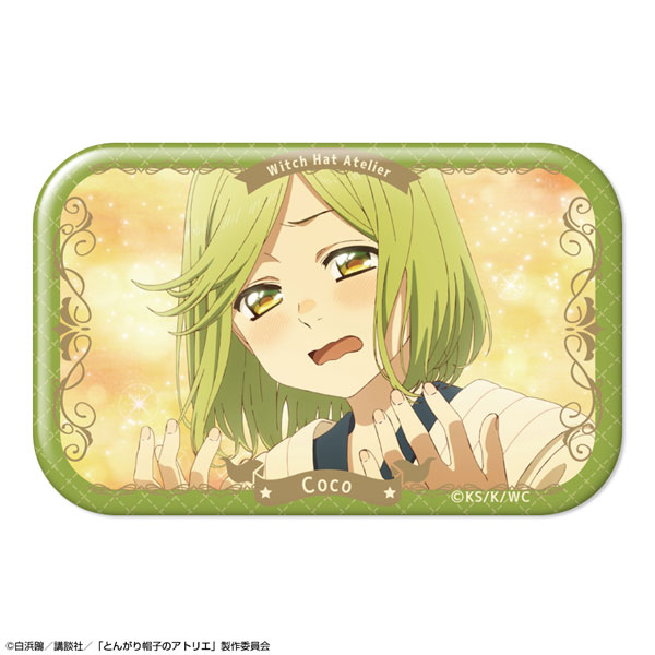 License Agent TV Anime "Witch Hat Atelier" Rectangle Tin Badge Design 03 (Coco /C)
