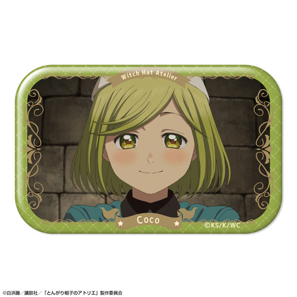 License Agent TV Anime "Witch Hat Atelier" Rectangle Tin Badge Design 06 (Coco /F) hình ảnh 1