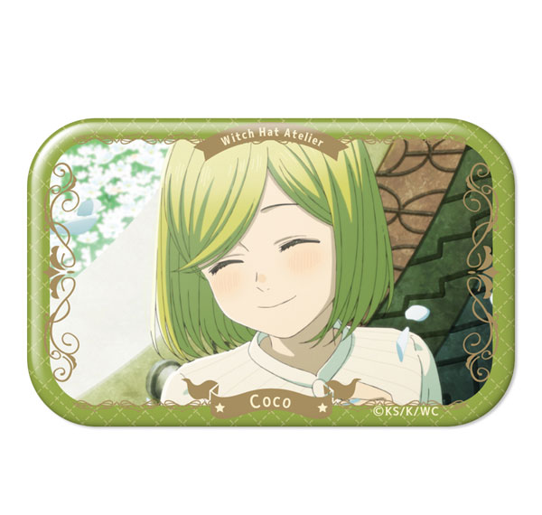 License Agent TV Anime "Witch Hat Atelier" Rectangle Tin Badge Design 07 (Coco /G) รูปภาพ 1
