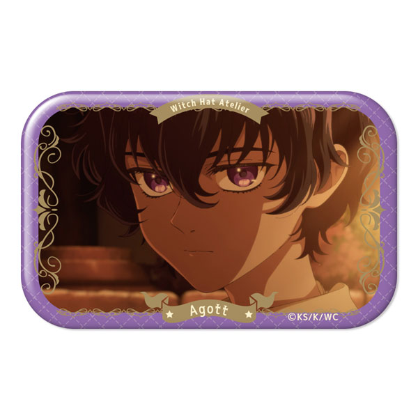 License Agent TV Anime "Witch Hat Atelier" Rectangle Tin Badge Design 15 (Agott) รูปภาพ 1