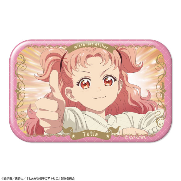 License Agent TV Anime "Witch Hat Atelier" Rectangle Tin Badge Design 16 (Tetia)