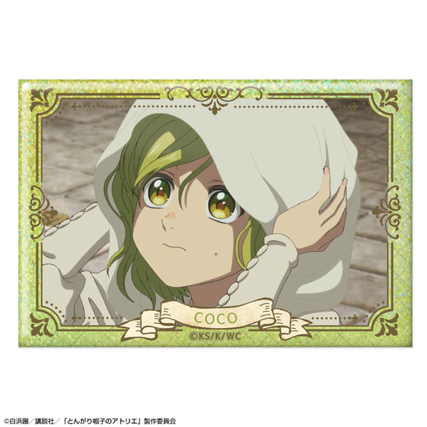 License Agent TV Anime "Witch Hat Atelier" Hologram Tin Badge Design 01 (Coco /A)