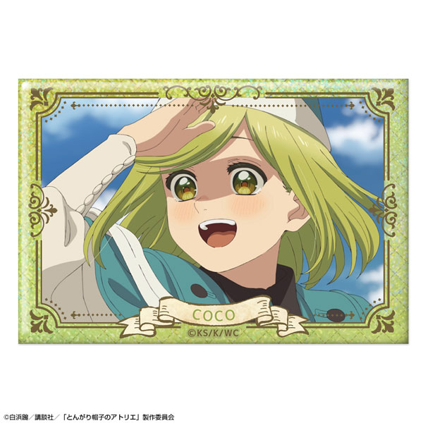 License Agent TV Anime "Witch Hat Atelier" Hologram Tin Badge Design 02 (Coco /B) imagen 1