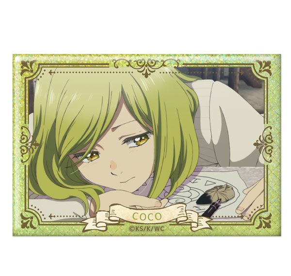 License Agent TV Anime "Witch Hat Atelier" Hologram Tin Badge Design 03 (Coco /C) imagen 1