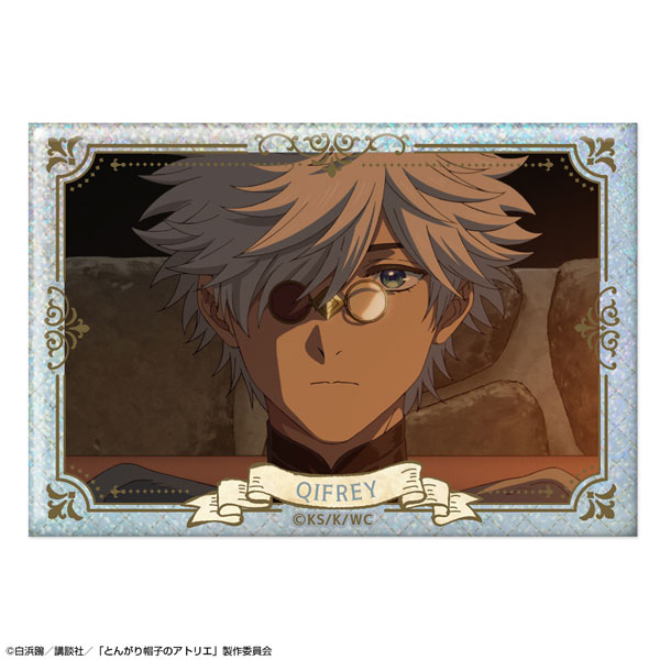 License Agent TV Anime "Witch Hat Atelier" Hologram Tin Badge Design 13 (Qifrey /G)
