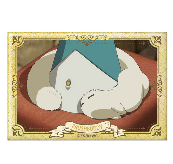 License Agent TV Anime "Witch Hat Atelier" Hologram Tin Badge Design 19 (Brushbuddy)