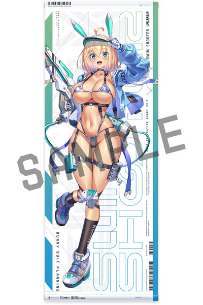 HobbyJAPAN [Exclusive Sale] BUNNY SUIT PLANNING Almost Life-size Wall Scroll Sophia F. Shirring Swim Shooter Ver.