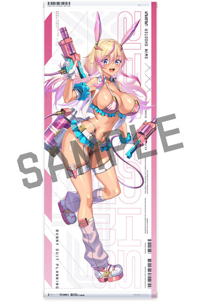 HobbyJAPAN [Exclusive Sale] BUNNY SUIT PLANNING Almost Life-size Wall Scroll Yamomo Mami Swim Shooter Ver.