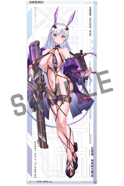 HobbyJAPAN BUNNY SUIT PLANNING 幾乎等身大掛軸 紫苑 Blankness 泳裝射手 Ver. 圖片 1