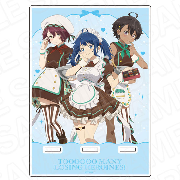 Contents Seed TV Anime "Makeine: Too Many Losing Heroines!" Acrylic Smartphone Stand Literature Club Valentine ver.