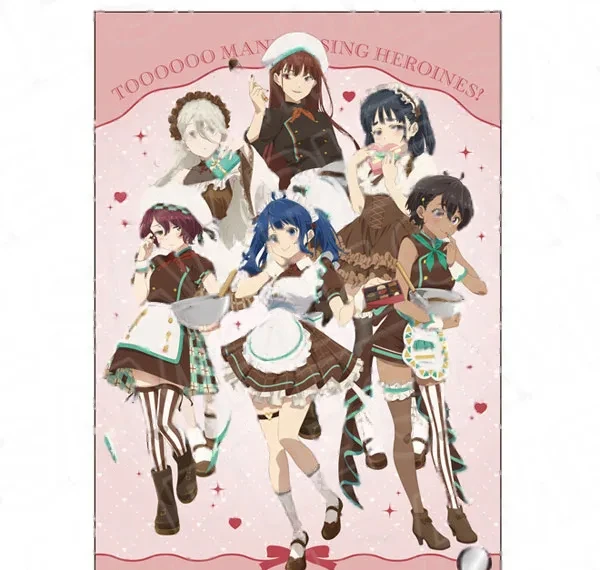 Contents Seed TV Anime "Makeine: Too Many Losing Heroines!" Mini Acrylic Art Valentine ver. รูปภาพ 1