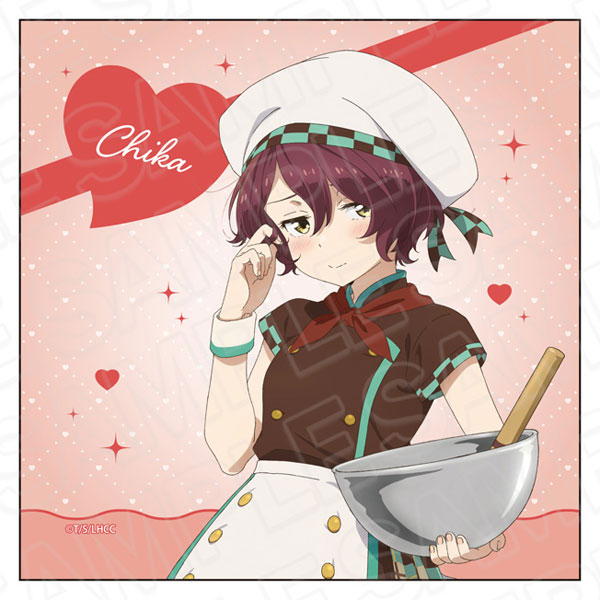 Contents Seed TV Anime "Makeine: Too Many Losing Heroines!" Microfiber Cloth Chika Komari Valentine ver.