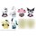 Takara Tomy A.R.T.S PERIHAPI! Hide & Seek Jewelry Dress Hello Kitty and Friends 8Pack BOX รูปภาพ 3