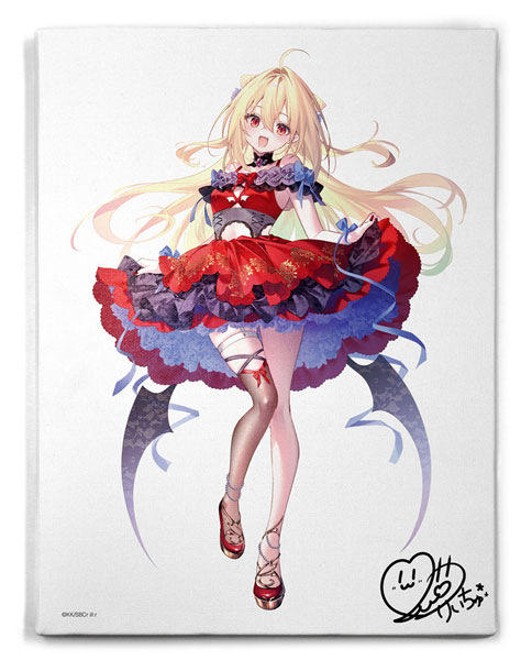 COSPA The Vexations of a Shut-In Vampire Princess New Illustration Terakomari Gandesblood F6 Canvas Art 20th Anniversary Ver. 圖片 1
