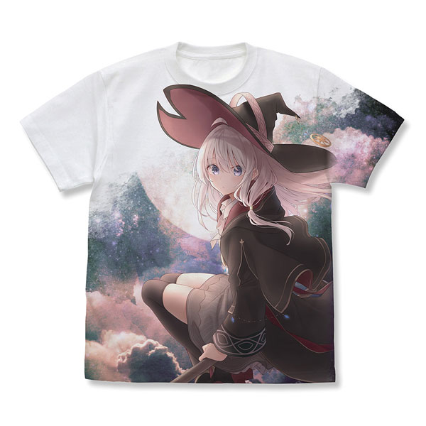 COSPA Wandering Witch: The Journey of Elaina Original Version Elaina Full Graphic T-shirt Vol.12 Cover Illustration Ver./WHITE-L รูปภาพ 1