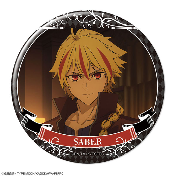 License Agent TV Anime "Fate/strange Fake" Tin Badge Ver.2 Design 02 (Saber /A) Bild 1