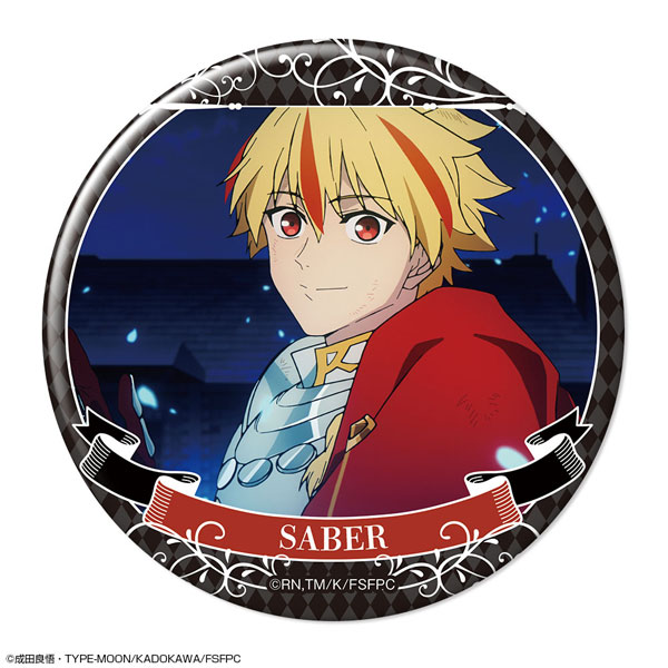 License Agent TV Anime "Fate/strange Fake" Tin Badge Ver.2 Design 03 (Saber /B) imagen 1
