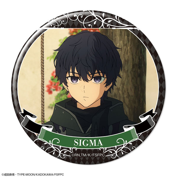License Agent TV Anime "Fate/strange Fake" Tin Badge Ver.2 Design 14 (Sigma /A) gambar 1