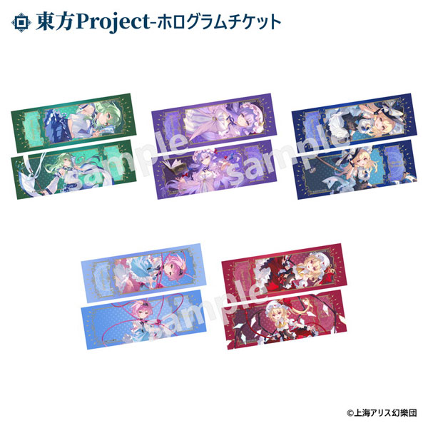 MAGI ARTS Touhou Project Trading Hologram Ticket 5Pack BOX