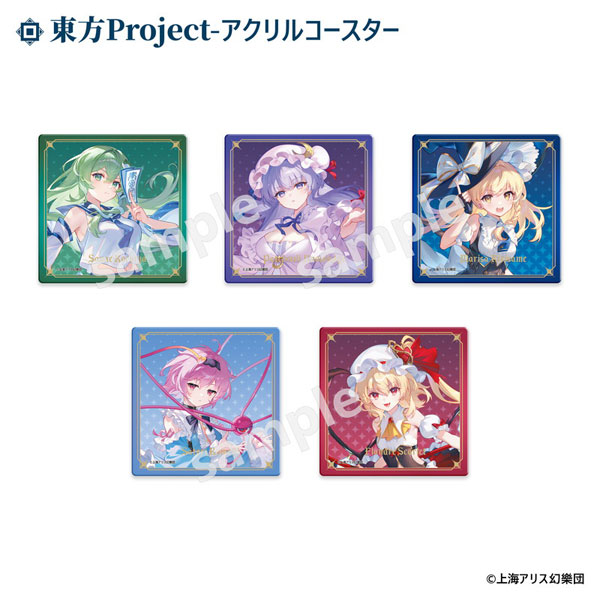 MAGI ARTS Touhou Project Trading Acrylic Coaster 5Pack BOX