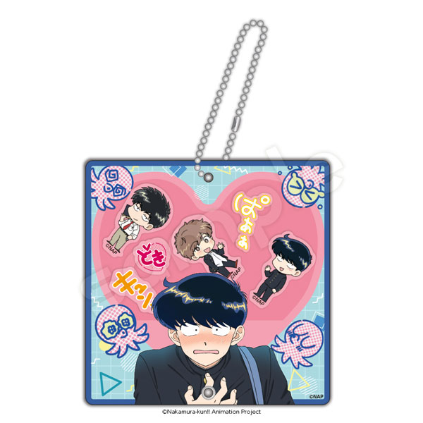Hagoromo "Ganbare! Nakamura-kun!!" Acrylic Frame Keychain gambar 1