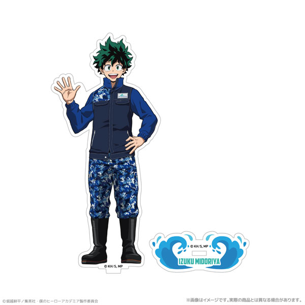 ATFES Anime "My Hero Academia" New Illustration Acrylic Stand Izuku Midoriya PLUS ULTRA With The Creatures Of The Sea