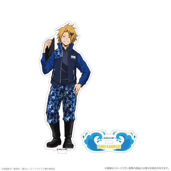 ATFES Anime "My Hero Academia" New Illustration Acrylic Stand Denki Kaminari PLUS ULTRA With The Creatures Of The Sea