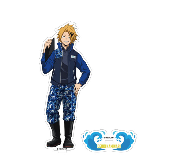ATFES Anime "My Hero Academia" New Illustration Acrylic Stand Denki Kaminari PLUS ULTRA With The Creatures Of The Sea รูปภาพ 1
