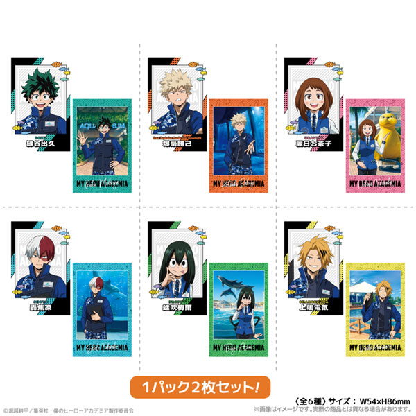 ATFES "My Hero Academia" Trading Photo Style Card PLUS ULTRA With The Creatures Of The Sea (Complete Set) BOX