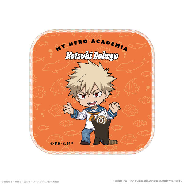 ATFES Anime "My Hero Academia" Hand Towel Katsuki Bakugo PLUS ULTRA With The Creatures Of The Sea