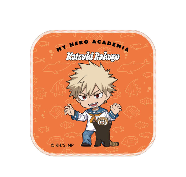 ATFES Anime "My Hero Academia" Hand Towel Katsuki Bakugo PLUS ULTRA With The Creatures Of The Sea รูปภาพ 1