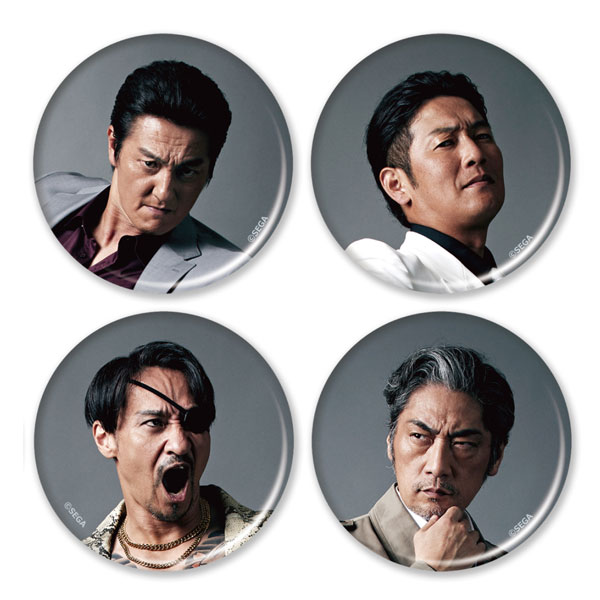 KADOKAWA [Exclusive Sale] Like a Dragon Tradable Tin Badge - Nihon Touitsu [1 Pack]