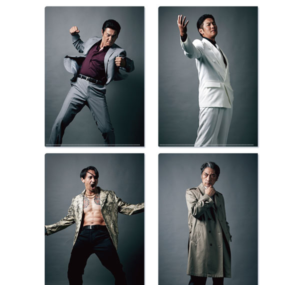 KADOKAWA [Exclusive Sale] Like a Dragon A4-Sized Clear File 4 File Set - Nihon Touitsu Bild 1